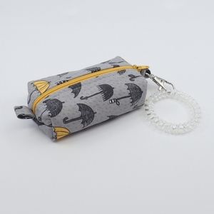 ❌SOLD❌ Handmade Umbrella Zippered Wristlet Pouch - New